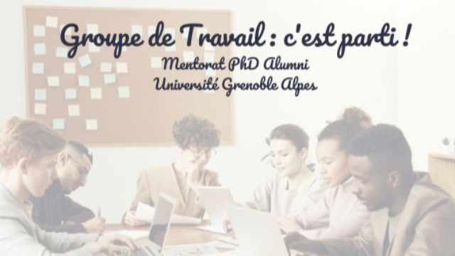 Groupe de Travail Mentorat : c'est parti !