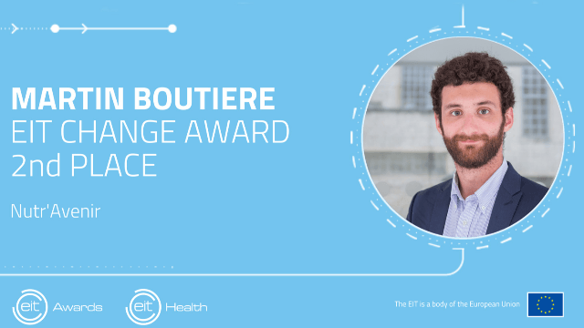 Innovation : Martin Boutière remporte le 2e prix européen du "EIT Change Award"