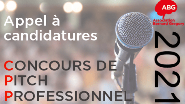 Le Concours de Pitch Professionnel 2021 de l’ABG