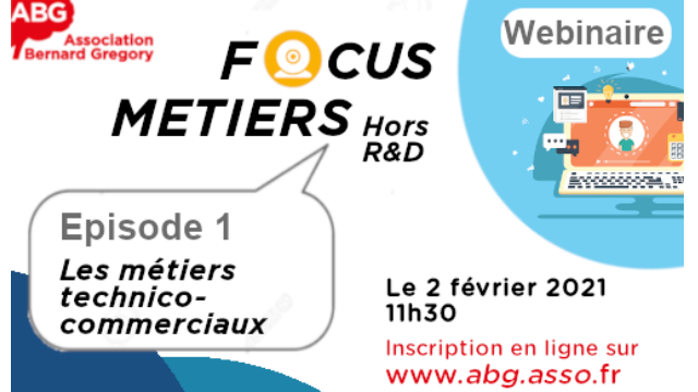 Webinaire ABG : les métiers technico-commerciaux