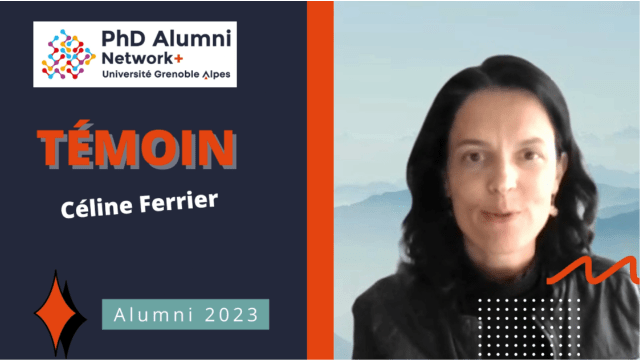 TEMOIGNAGE - Céline FERRIER - Thèse CIFRE