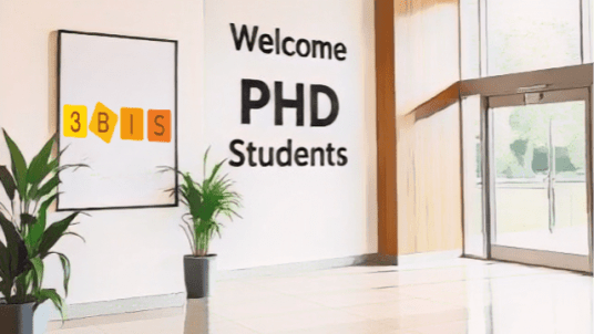 De doctorant à entrepreneur — Visitez 3BIS